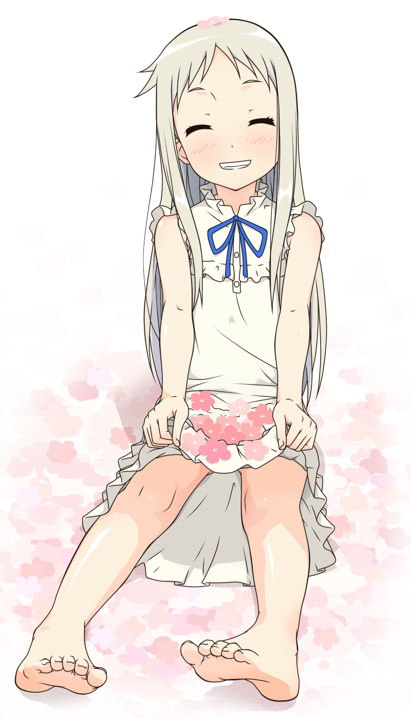 honma meiko (ano hi mita hana no namae wo bokutachi wa mada shiranai.) drawn by k10k
