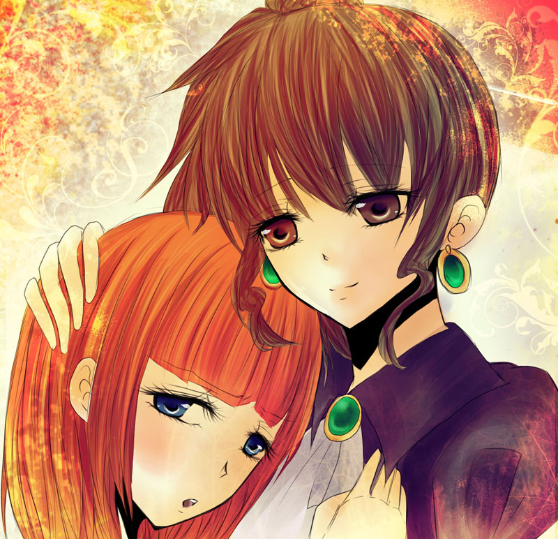 ushiromiya natsuhi and ushiromiya eva (umineko no naku koro ni) drawn by rnn-monooki