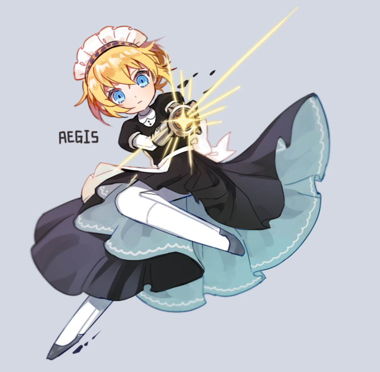 aigis (persona and 1 more) drawn by byoru