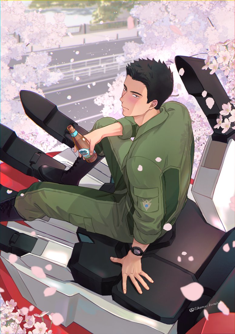 ao isami and bravern (yuuki bakuhatsu bang bravern) drawn by takemu_bureisa