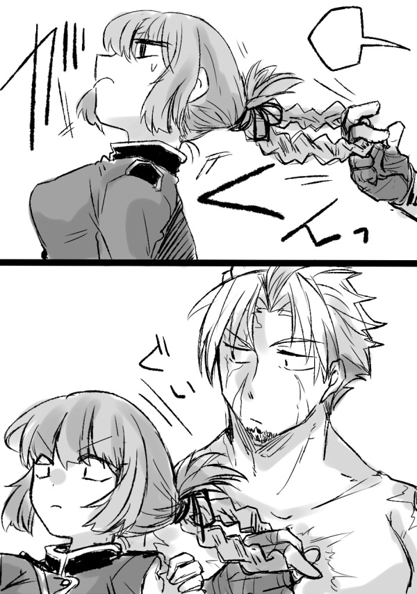 florence nightingale and beowulf (fate and 1 more) drawn by mijinko_(83nabe)