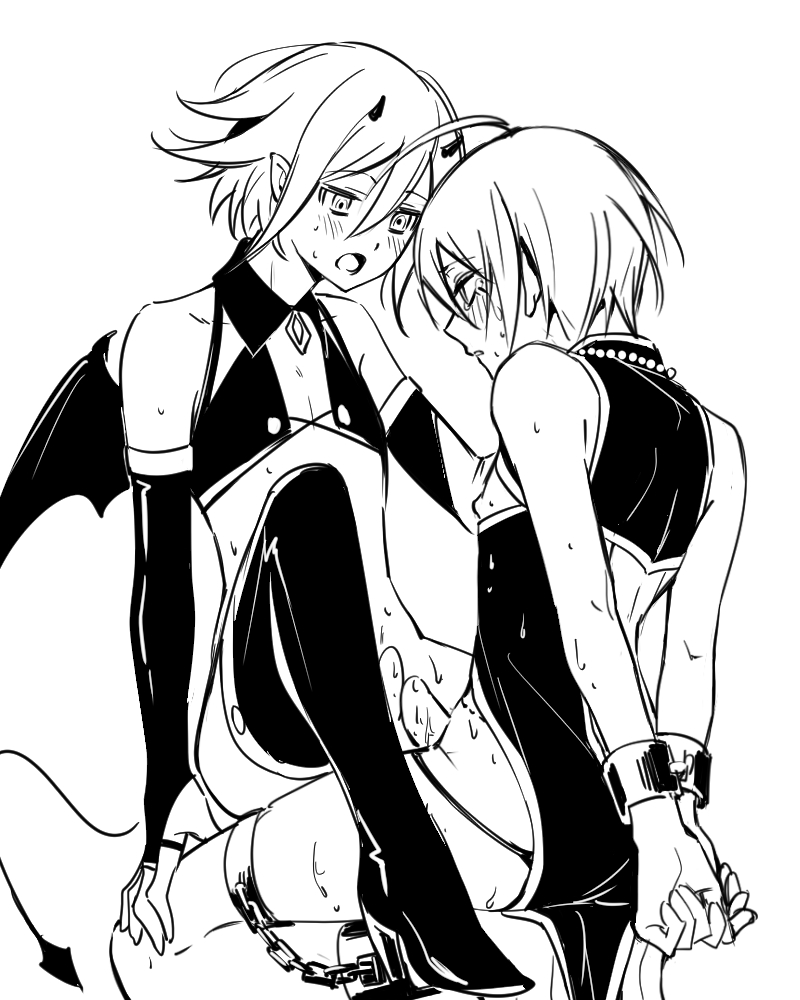 oma kokichi and saihara shuichi (danganronpa and 1 more) drawn by ewa_(seraphhuiyu)