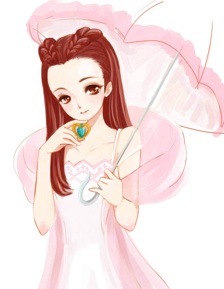 dahlia hawthorne (ace attorney and 1 more) drawn by jue_jue