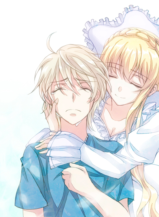 slaine troyard and asseylum vers allusia (aldnoah.zero) drawn by misuzu_(iridescence)