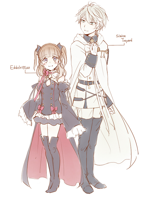 slaine troyard, krul tepes, hyakuya mikaela, eddelrittuo, and ono kenshou (aldnoah.zero and 1 more) drawn by xsinon