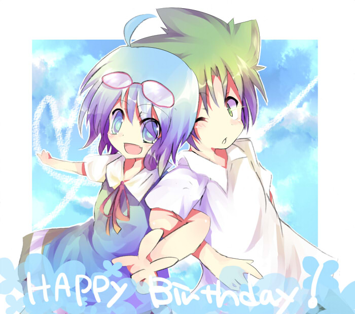mori ai and ueki kosuke (ueki no housoku) drawn by rarami