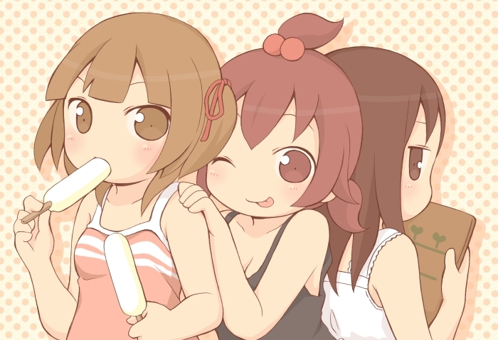 marui mitsuba, marui hitoha, and marui futaba (mitsudomoe) drawn by idu_michito
