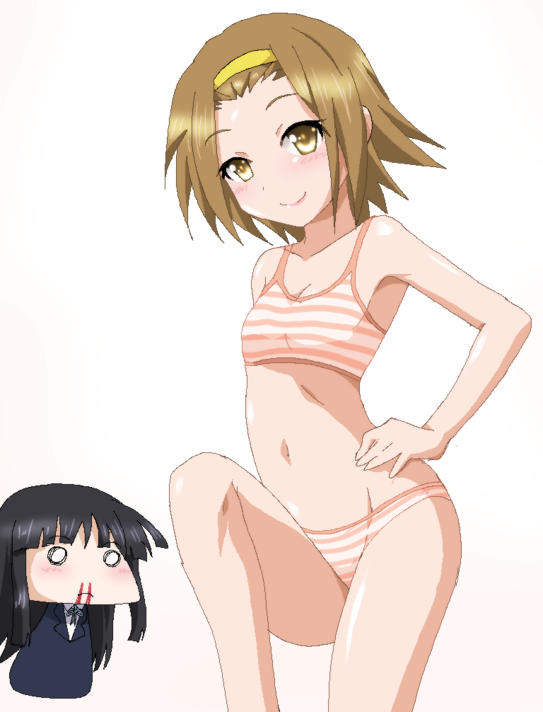 akiyama mio and tainaka ritsu (k-on!) drawn by hayashiya_zankurou
