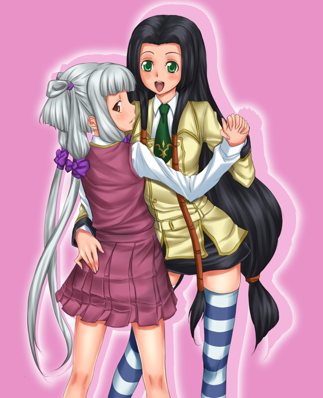 tianzi and sumeragi kaguya (code geass) drawn by rokuichi