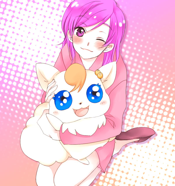 yumehara nozomi and coco (precure and 1 more) drawn by kumonosuke
