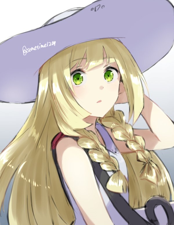 lillie (pokemon and 1 more) drawn by somechime_(sometime1209)