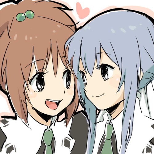 aoi nagisa and suzumi tamao (strawberry panic!) drawn by imo_(suruga)