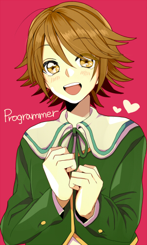 fujisaki chihiro (danganronpa and 1 more) drawn by uemura