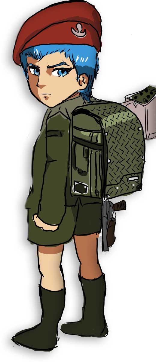 chirico cuvie (soukou kihei votoms) drawn by nishikawa_kun
