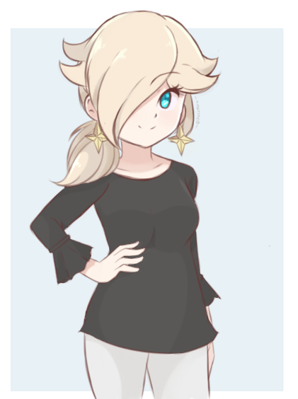 rosalina (mario) drawn by chocomiru