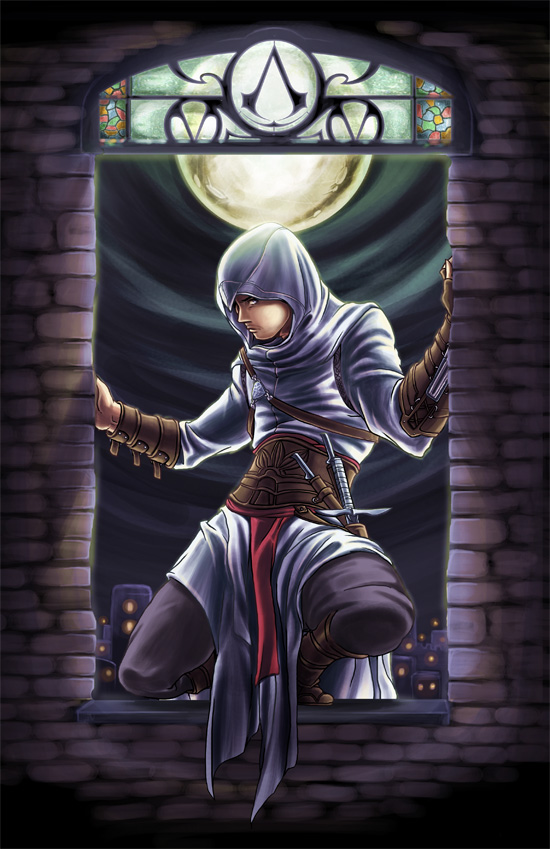altair ibn la-ahad (assassin's creed) drawn by keisukegumby