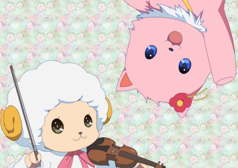 tiramii and macaron (amagi brilliant park) drawn by yuupenman