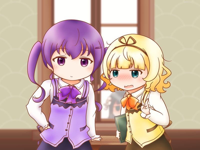 kirima syaro, tedeza rize, and ujimatsu chiya (gochuumon wa usagi desu ka?) drawn by goth_risuto
