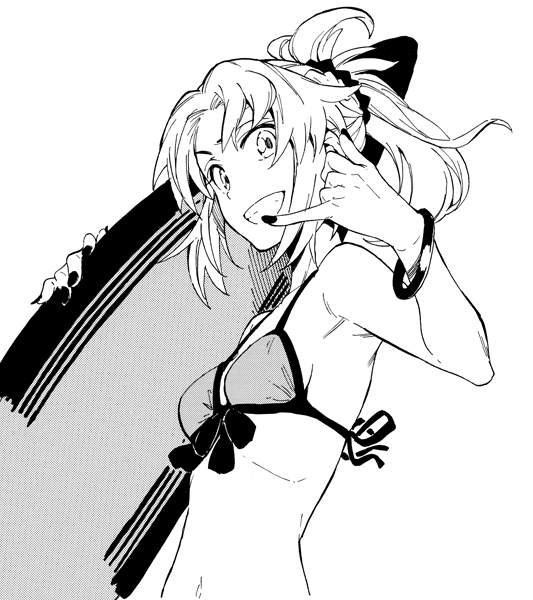 mordred (fate and 1 more) drawn by t-okada