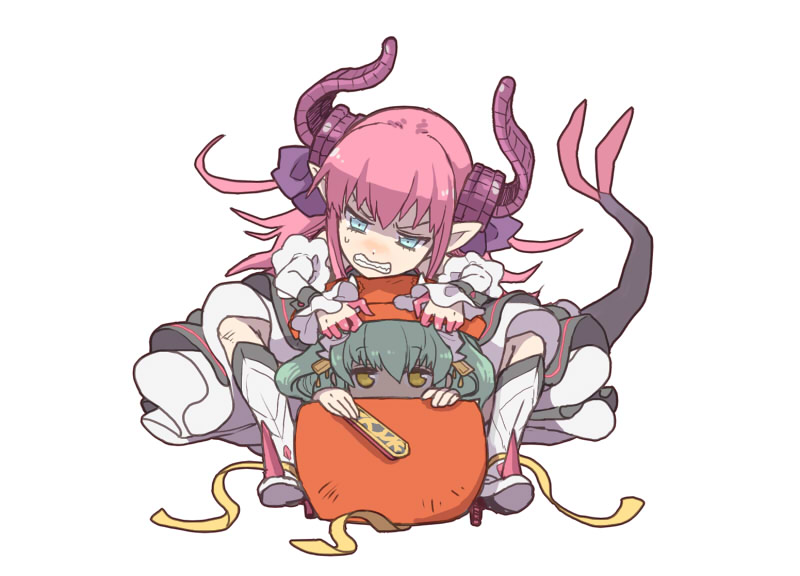 elizabeth bathory and kiyohime (fate and 1 more) drawn by hiyo_(y_hiyoshi)
