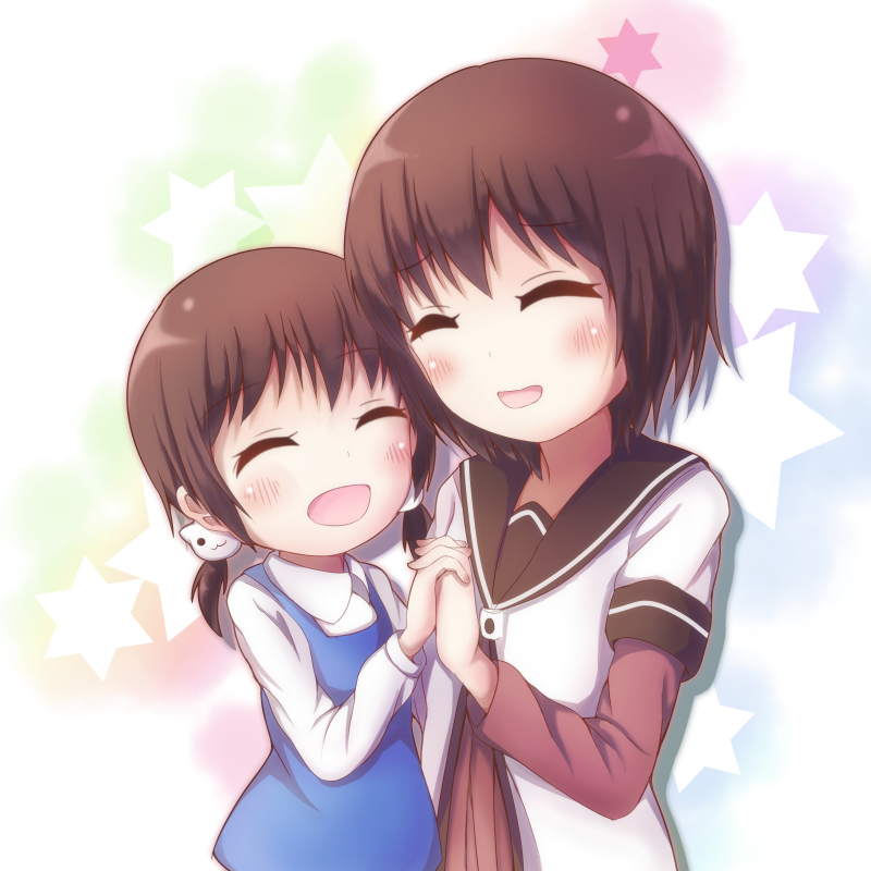 funami yui and funami mari (yuruyuri) drawn by tokunaga_(gokaku_kansuu)