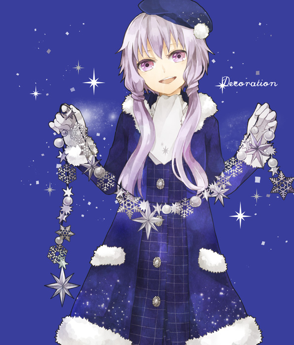 yuzuki yukari (vocaloid and 1 more) drawn by buzz_(moi)