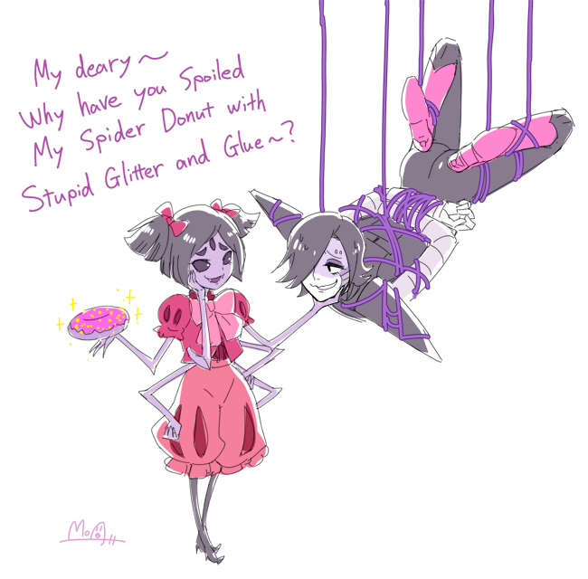 mettaton, muffet, and mettaton ex (undertale) drawn by hato_moa