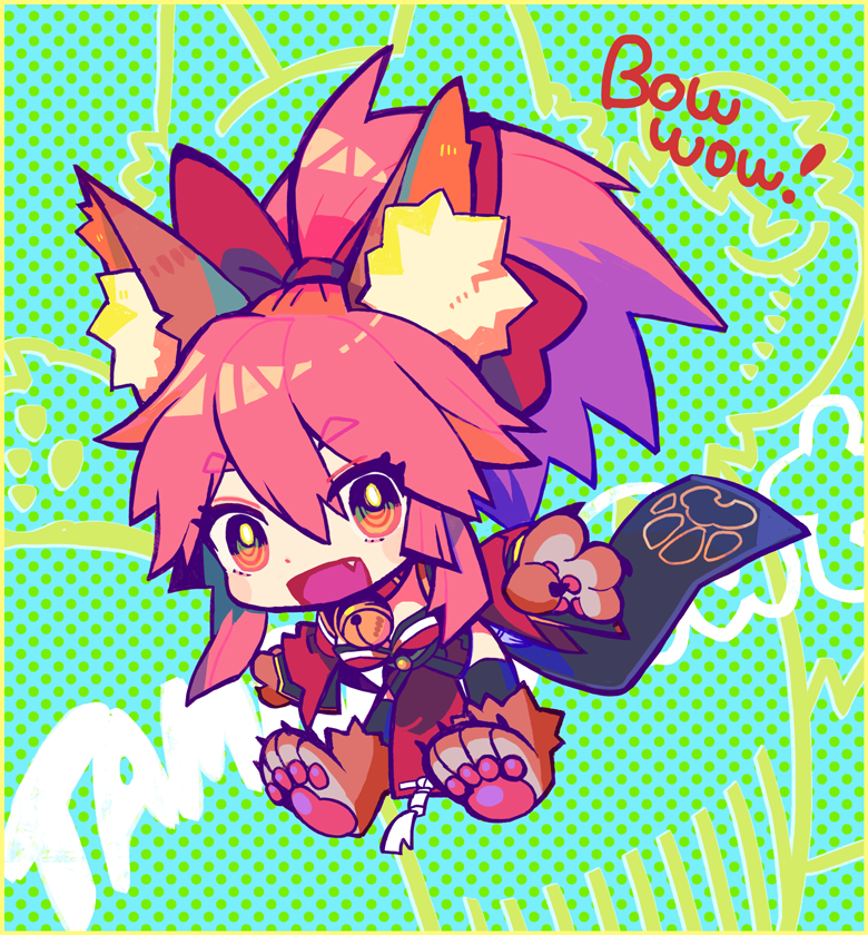 tamamo and tamamo cat (fate and 1 more) drawn by kibadori_rue