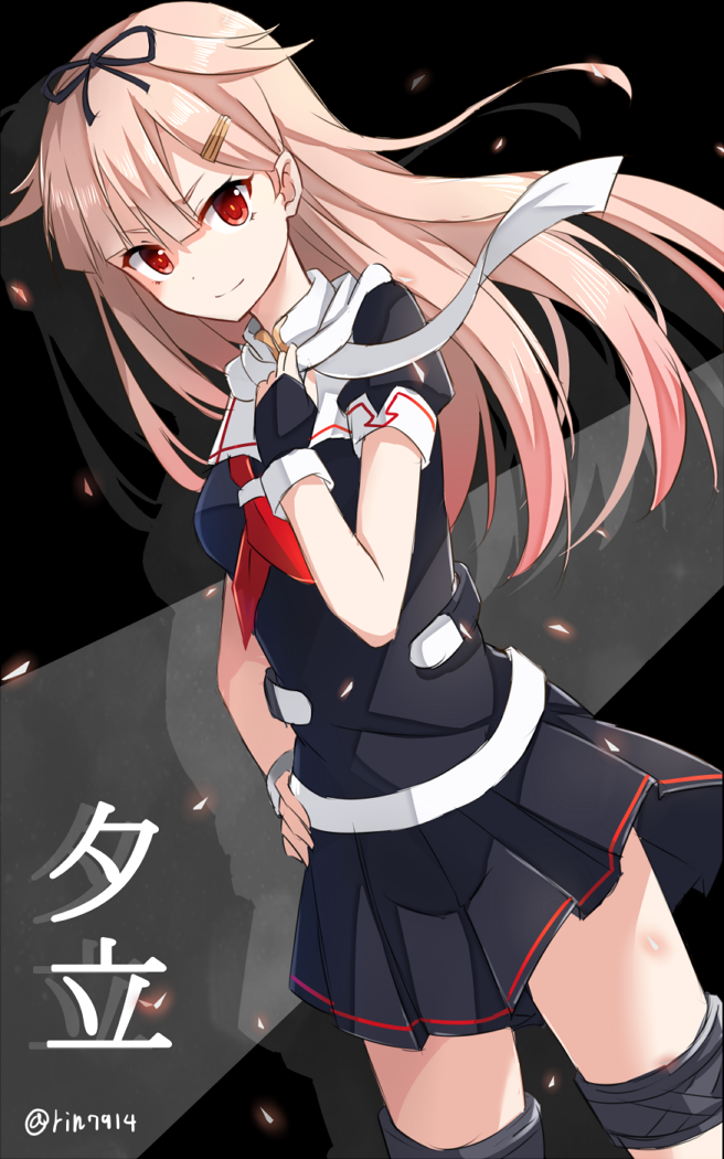 yuudachi and yuudachi kai ni (kantai collection) drawn by rin_yuu