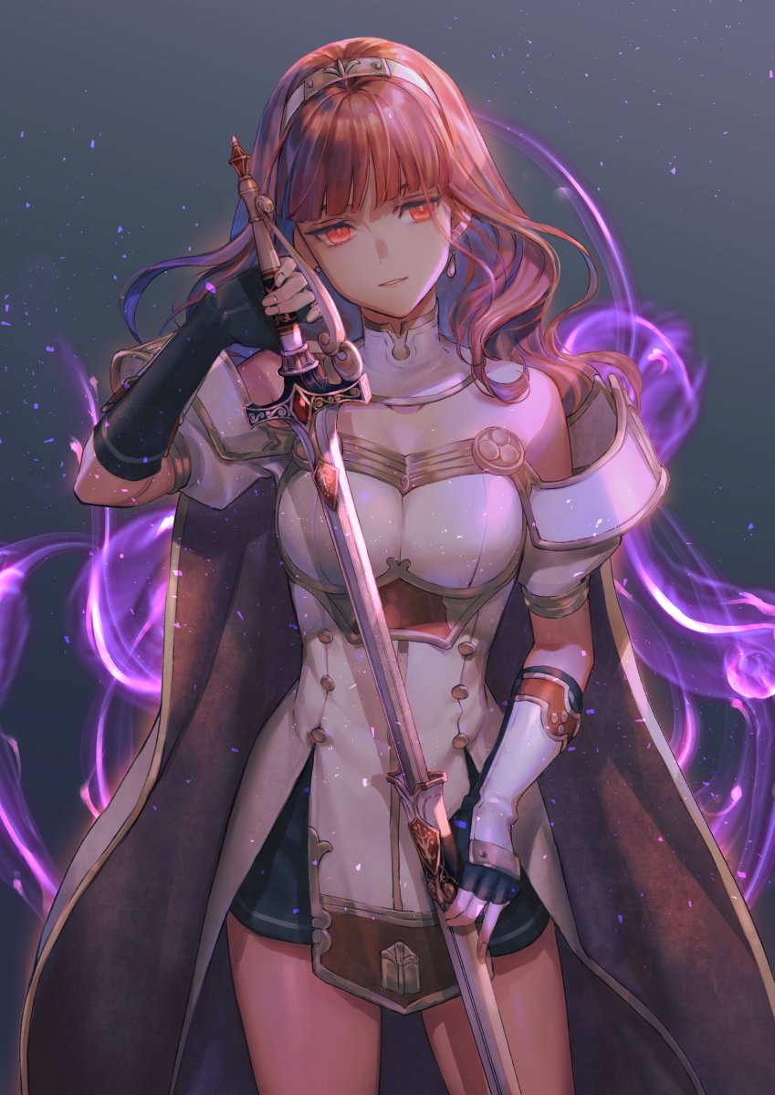 celica (fire emblem and 2 more) drawn by fujikawa_akira