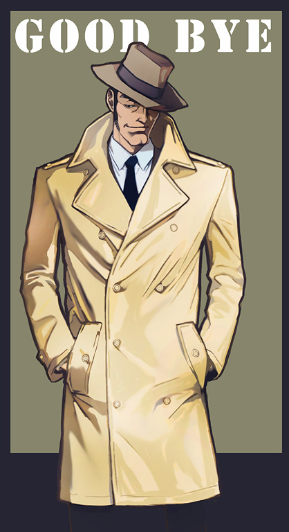 zenigata kouichi and naya gorou (lupin iii) drawn by ebba