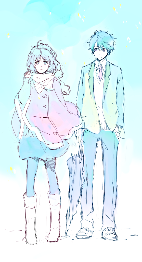 kaizuka inaho and asseylum vers allusia (aldnoah.zero) drawn by nicolat