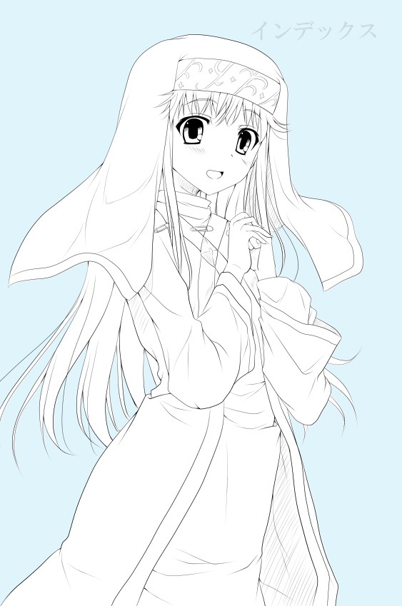 index (toaru majutsu no index) drawn by miyai_sen