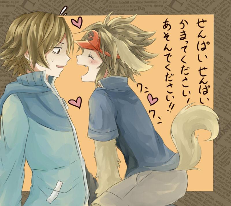 hilbert and nate (pokemon and 2 more) drawn by ryou_ta
