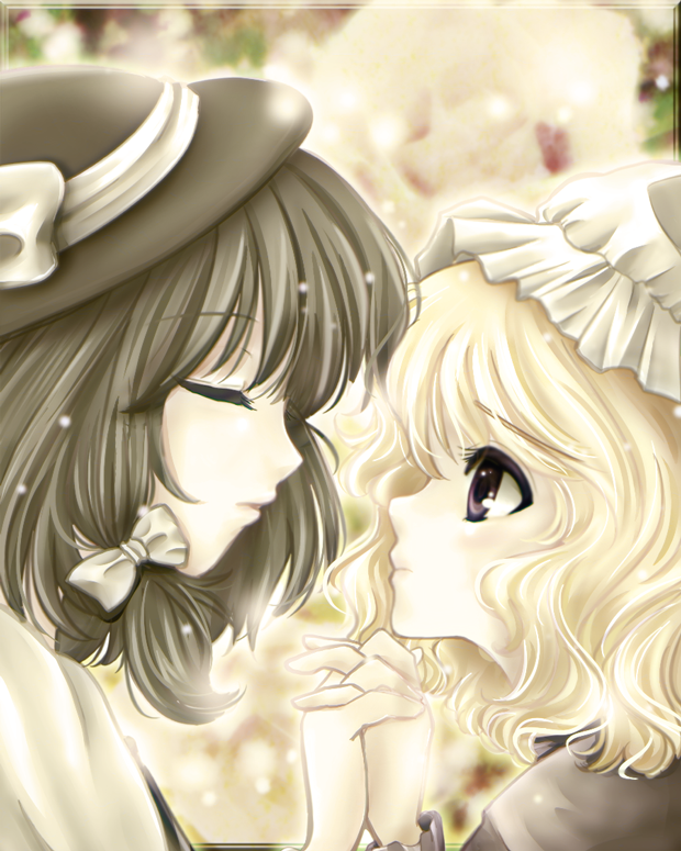 usami renko and maribel hearn (touhou) drawn by tsukiori_sasa