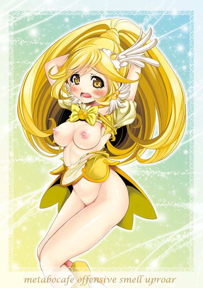 kise yayoi and cure peace (precure and 1 more) drawn by itachou