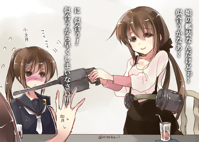 kisaragi and fumizuki (kantai collection) drawn by ichifuji_nitaka