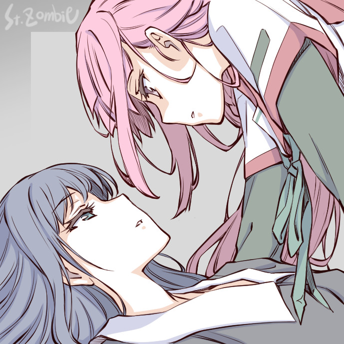 tamaki iroha and nanami yachiyo (mahou shoujo madoka magica and 1 more) drawn by studiozombie