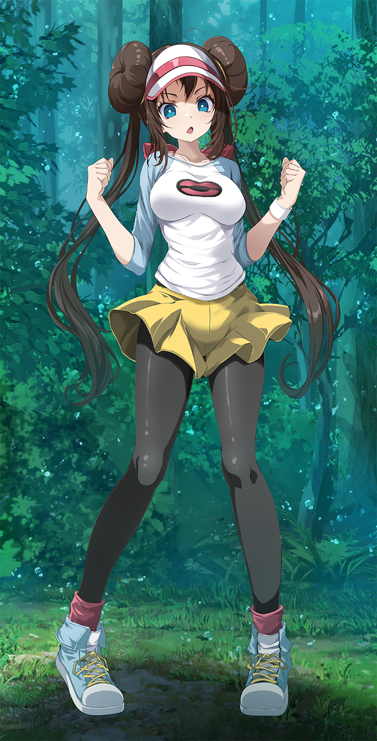 rosa (pokemon and 1 more) drawn by tsukishiro_saika