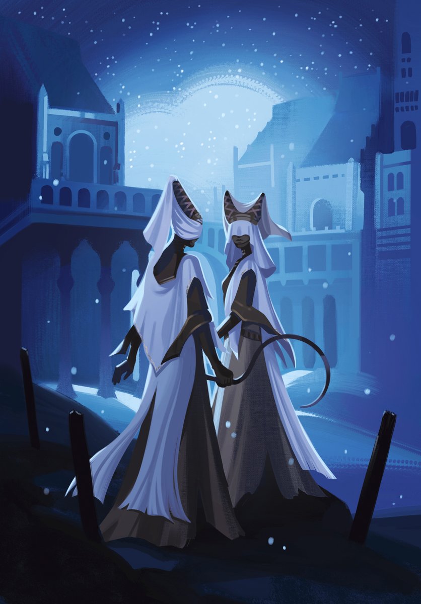 night maiden and swordstress (elden ring) drawn by siriusbound