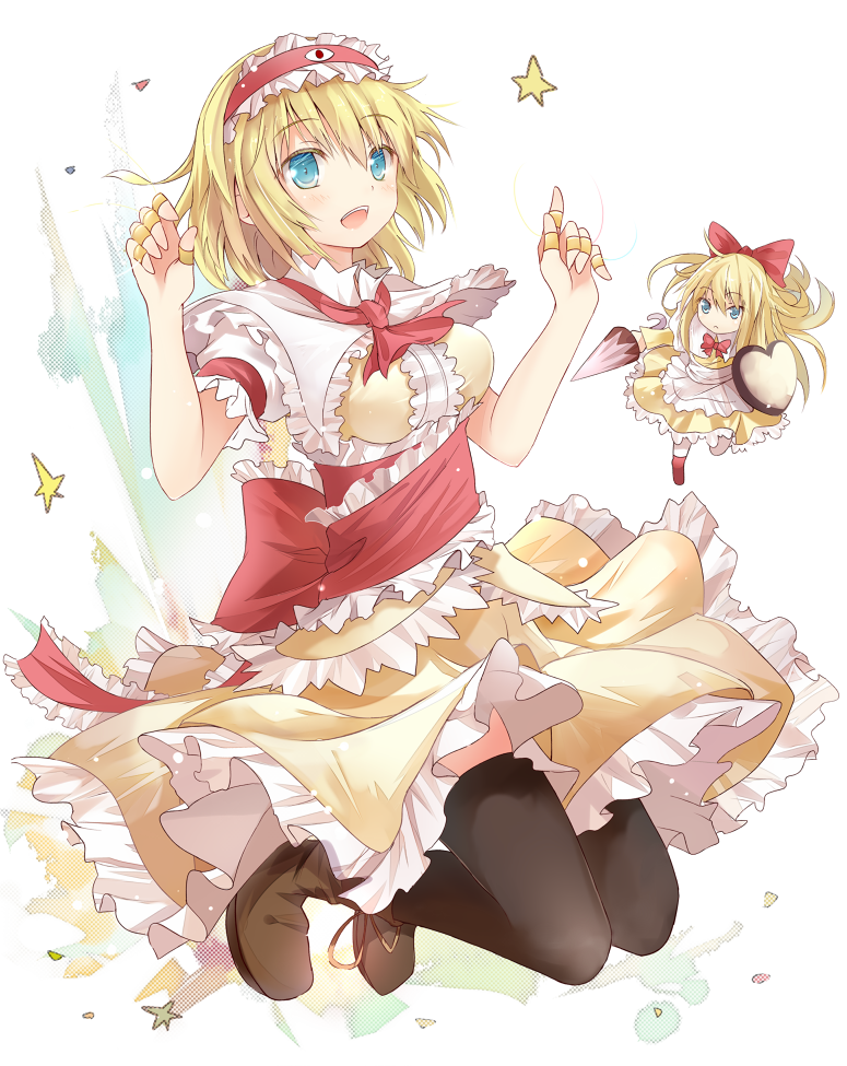 alice margatroid and shanghai doll (touhou) drawn by efe