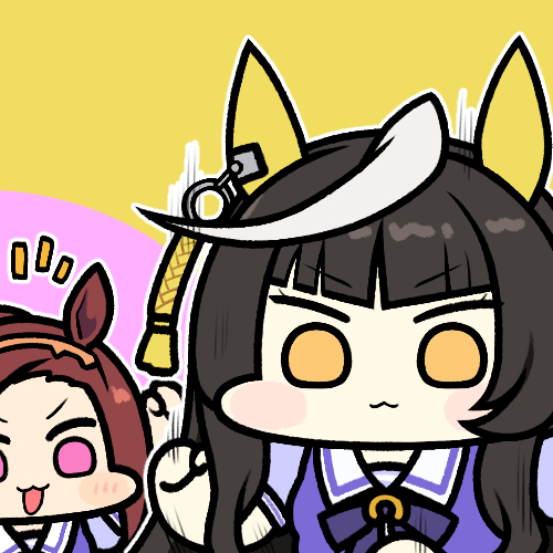 sakura bakushin o and calstone light o (umamusume) drawn by jazz_jack