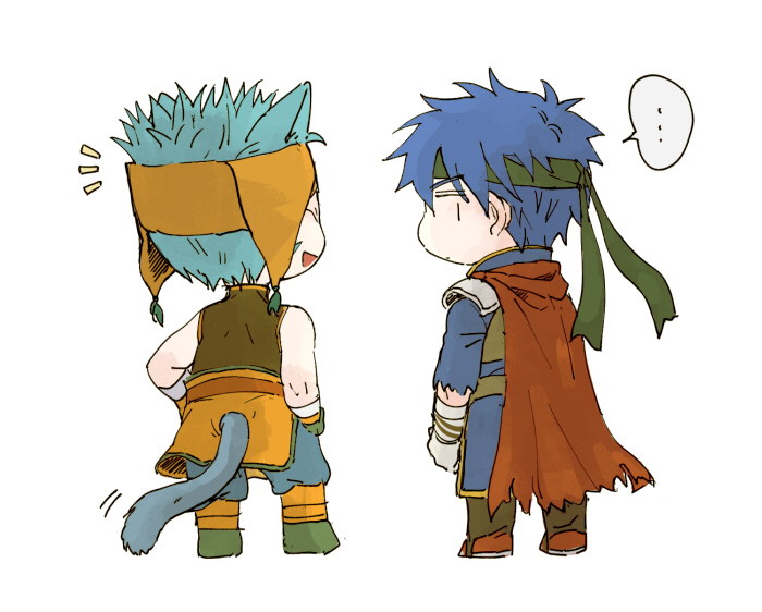 ike and ranulf (fire emblem and 1 more) drawn by nmnm_bbb