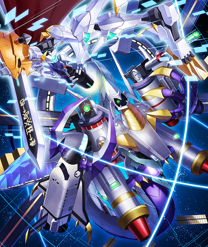 omegamon, omegamon x-antibody, and ragnamon (digimon and 2 more) drawn by kazuki_seihou