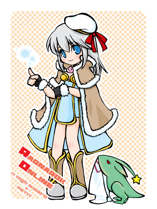poring, high wizard, and petite (ragnarok online) drawn by yazawa_kazuki