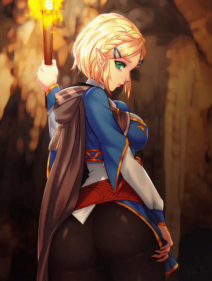 princess zelda (the legend of zelda and 1 more) drawn by esther_shen