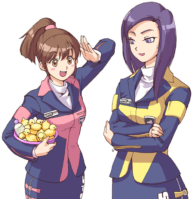 kodou koume and reimon marika (super sentai and 1 more)
