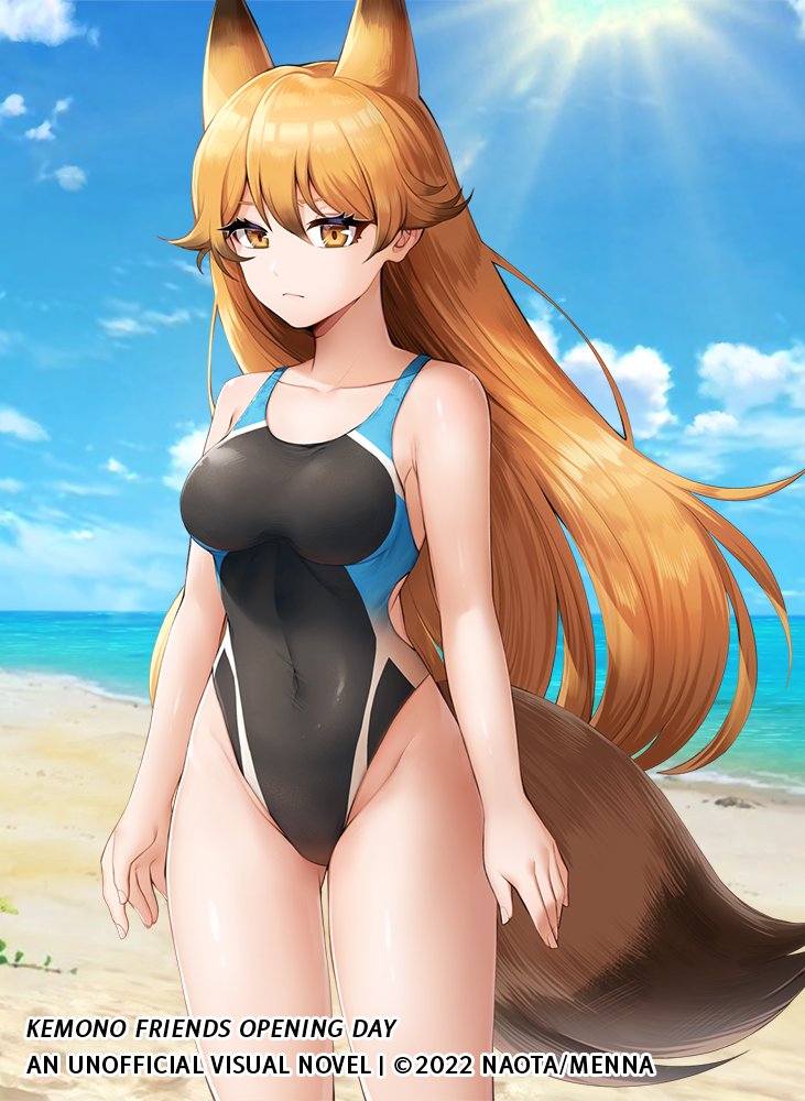 ezo red fox (kemono friends and 1 more) drawn by menna_(0012)