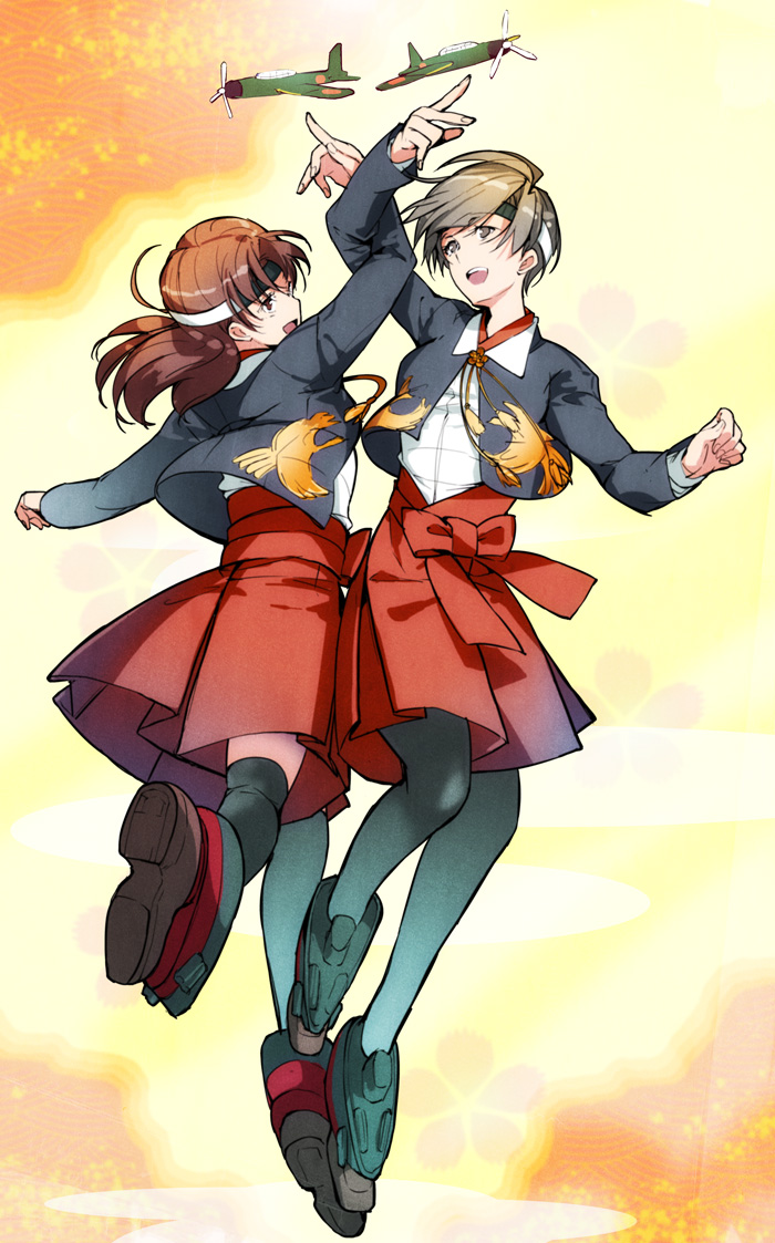 chitose and chiyoda (kantai collection) drawn by sio_1234