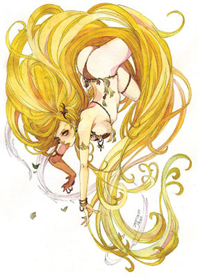 barbariccia (final fantasy and 1 more) drawn by sakizou